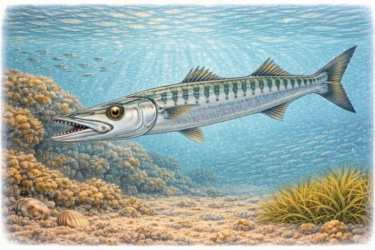 Illustrazione barracuda