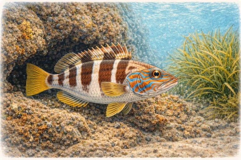 Illustrazione pesce sciarrano